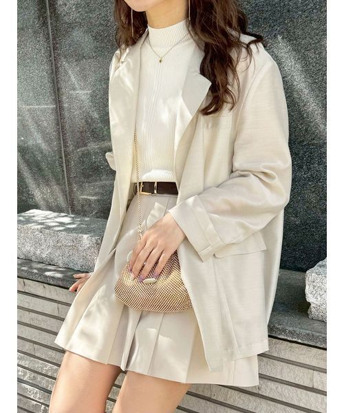 LILY BROWN（リリーブラウン）の「カップインリブニットトップス（ニット/セーター・レディース・アイボリー/ブラック/ミント・FREE）」の13枚目の写真