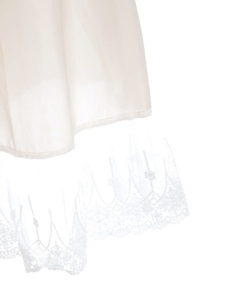 axes femme POETIQUE（アクシーズファムポエティック）の「チェックイレヘムスカート（スカート・レディース・ブラック/オレンジ/ベージュ・MEDIUM）」の20枚目の写真