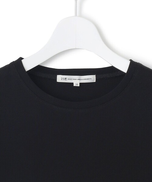 23区 L(ニジュウサンクオオキイサイズ)の「【速乾性/汗じみ防止】ベーシック IT Tシャツ(Tシャツ/カットソー・レディース・ホワイト系/ブラック系・48/44/46)」の19枚目の写真