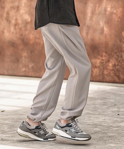 CAMBIO(カンビオ)の「mp13675-TRイージーストレートタックパンツ(その他パンツ・メンズ・ブラック/オリーブ/ベージュ・XL/L/M)」の17枚目の写真