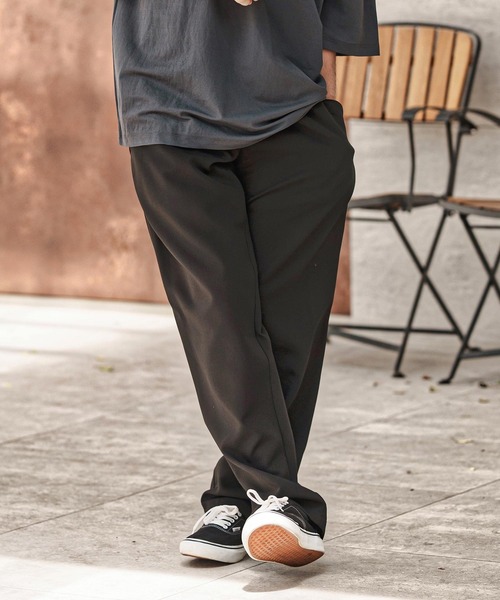 CAMBIO(カンビオ)の「mp13675-TRイージーストレートタックパンツ(その他パンツ・メンズ・ブラック/オリーブ/ベージュ・XL/L/M)」の22枚目の写真