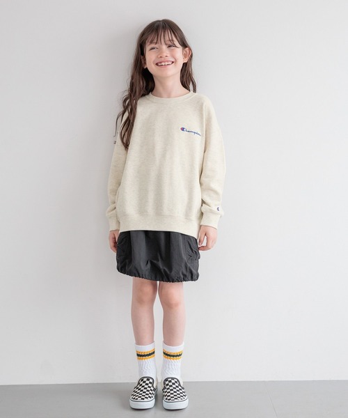 BAYFLOW（ベイフロー）の「[インナーパンツ付き]バルーンカーゴスカート(KIDS)（スカート・キッズ・カーキ/ブラック/パープル/ブラウン/ダークカーキ・140cm/150cm/130cm/120cm/110cm）」の22枚目の写真