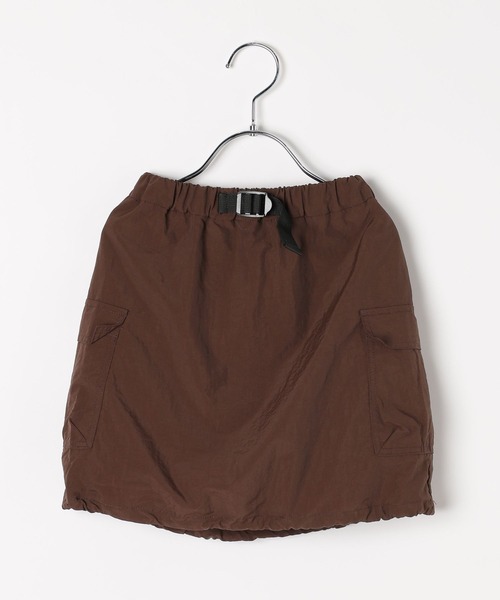 BAYFLOW（ベイフロー）の「[インナーパンツ付き]バルーンカーゴスカート(KIDS)（スカート・キッズ・カーキ/ブラック/パープル/ブラウン/ダークカーキ・140cm/150cm/130cm/120cm/110cm）」の17枚目の写真