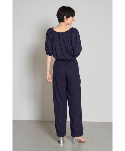 リネンタックワイドパンツ（セットアップ可）（その他パンツ
