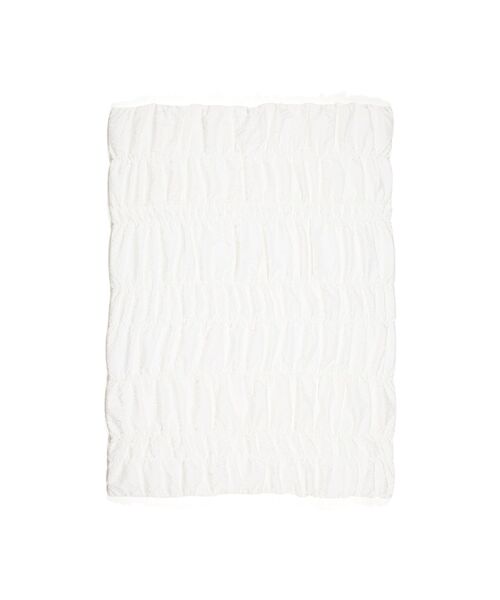 Francfranc（フランフラン）の「ふわろ 夏でもさらっともちもち 肌掛けふとん ギャザー シングル ホワイト（寝具・レディース・ホワイト・FREE）」の4枚目の写真
