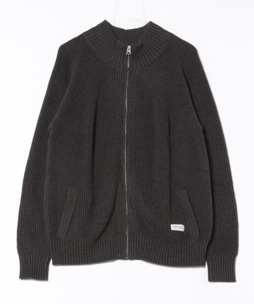 BANKS (バンクス) 70’S カウチンニット BANKS (バンクス) 70'S FLORAL ZIP SWEATER (カウチンニット) WALNUT