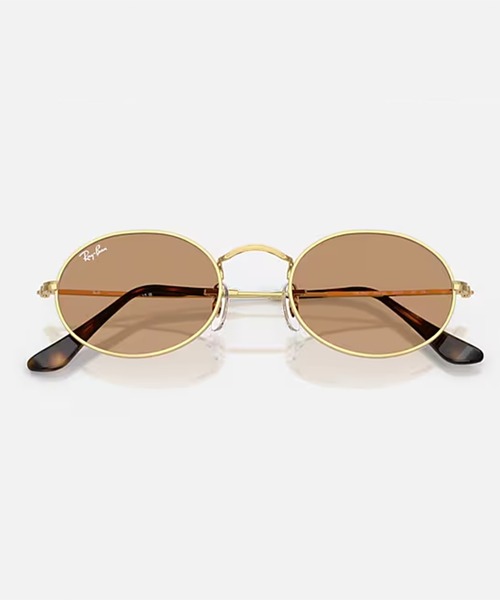 Ray-Ban(レイバン)の「Ray-Ban/レイバン サングラス OVAL METAL SUMMER CAPSULE 0RB3547001/53(サングラス・メンズ・ゴールド・FREE)」の7枚目の写真