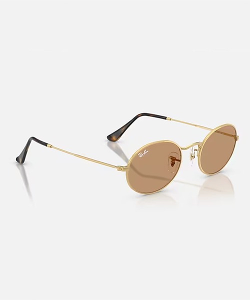 Ray-Ban(レイバン)の「Ray-Ban/レイバン サングラス OVAL METAL SUMMER CAPSULE 0RB3547001/53(サングラス・メンズ・ゴールド・FREE)」の8枚目の写真
