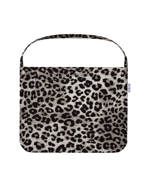 EMIS(イミス)の「NEW LEOPARD CORDUROY ECO BAG(エコバッグ/サブバッグ・レディース・グレー/ベージュ・FREE)」の1枚目の写真