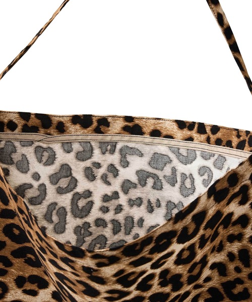 EMIS(イミス)の「NEW LEOPARD CORDUROY ECO BAG(エコバッグ/サブバッグ・レディース・グレー/ベージュ・FREE)」の10枚目の写真