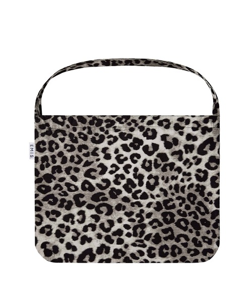 EMIS(イミス)の「NEW LEOPARD CORDUROY ECO BAG(エコバッグ/サブバッグ・レディース・グレー/ベージュ・FREE)」の4枚目の写真
