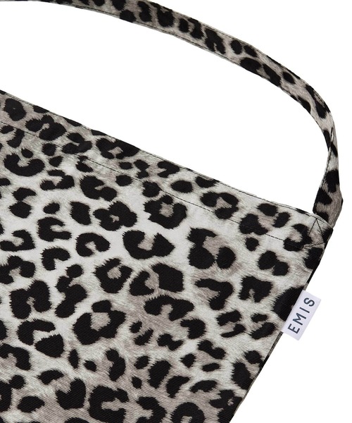 EMIS(イミス)の「NEW LEOPARD CORDUROY ECO BAG(エコバッグ/サブバッグ・レディース・グレー/ベージュ・FREE)」の5枚目の写真