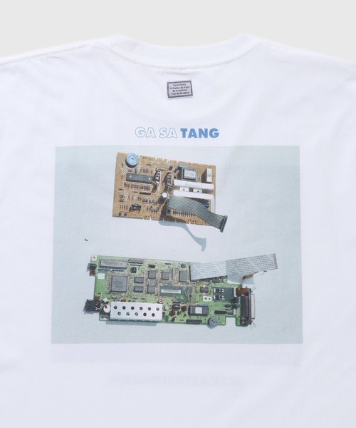 ADAM ET ROPE'(アダムエロペ)の「【TANGTANG/タンタン】GASATANG MEKASTATIONEXP.(Tシャツ/カットソー・メンズ・ホワイト・L/M/S)」の8枚目の写真