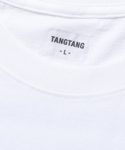 ADAM ET ROPE'(アダムエロペ)の「【TANGTANG/タンタン】GASATANG MEKASTATIONEXP.(Tシャツ/カットソー・メンズ・ホワイト・L/M/S)」の4枚目の写真