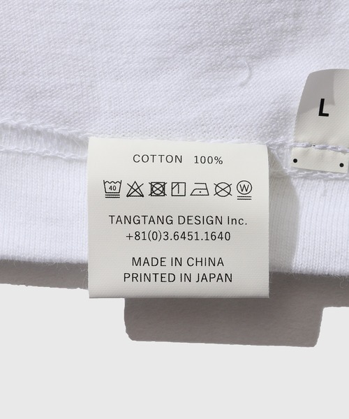 ADAM ET ROPE'(アダムエロペ)の「【TANGTANG/タンタン】GASATANG MEKASTATIONEXP.(Tシャツ/カットソー・メンズ・ホワイト・L/M/S)」の9枚目の写真