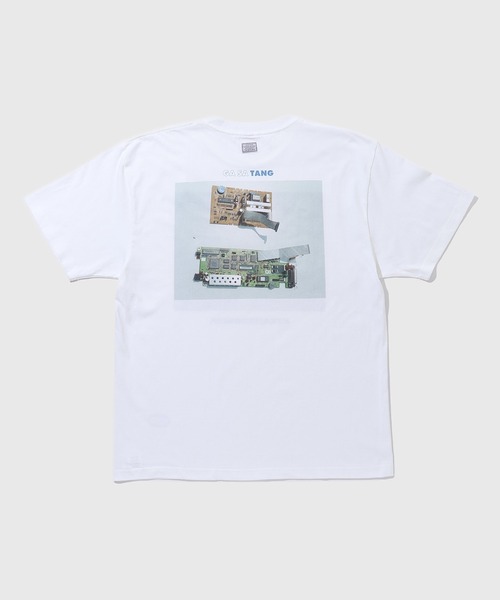 ADAM ET ROPE'(アダムエロペ)の「【TANGTANG/タンタン】GASATANG MEKASTATIONEXP.(Tシャツ/カットソー・メンズ・ホワイト・L/M/S)」の7枚目の写真