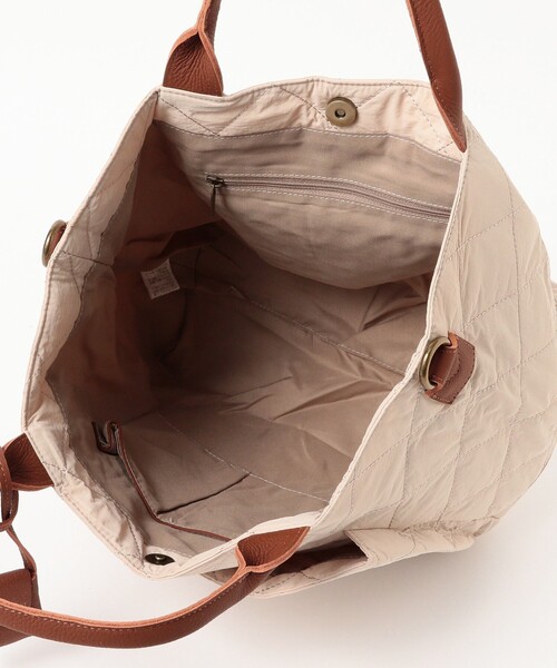 toleur(トーラ)の「【別注】toleur / ナイロン キルト バッグ(ショルダーバッグ・レディース・ナチュラル/ブラック・ONE SIZE)」の10枚目の写真