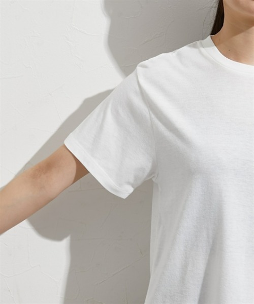 nissen（ニッセン）の「２点セット（透かし編みベスト＋半袖Ｔシャツ）（アンサンブル・レディース・サックスブルー/ブラック/ベージュ・M/L/LL）」の21枚目の写真