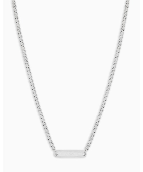 国内買付 ★EMPORIO ARMANI★ IDネックレス ステンレススチール エンポリオ アルマーニ】ネックレス ステンレススチール