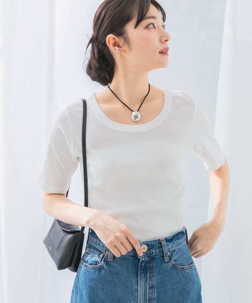 セール】接触冷感強撚コットン2WAYカットソー（Tシャツ