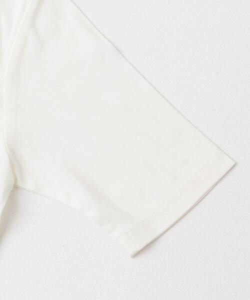 URBAN RESEARCH ROSSO WOMEN(アーバンリサーチ ロッソ)の「接触冷感強撚コットン2WAYカットソー(Tシャツ/カットソー・レディース・オフホワイト/グリーン系その他/ブラック・36/38)」の6枚目の写真