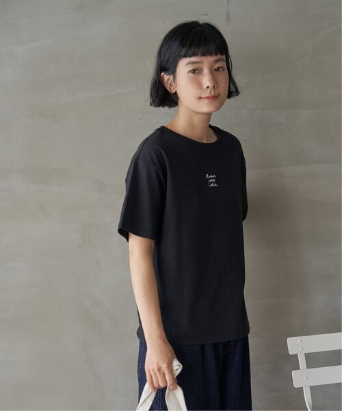 LBC(エルビーシー)の「ミニロゴ刺繍Tシャツ(Tシャツ/カットソー・レディース・ブラック/モカ/ブルー/グリーン/ホワイト・M/L)」の12枚目の写真