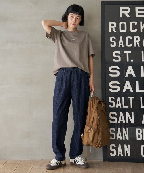 LBC(エルビーシー)の「ミニロゴ刺繍Tシャツ(Tシャツ/カットソー・レディース・ブラック/モカ/ブルー/グリーン/ホワイト・M/L)」の22枚目の写真
