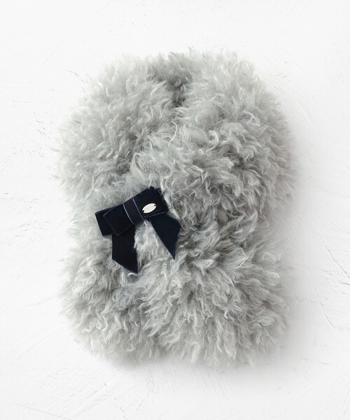 TOCCA（トッカ）の「VELVET RIBBON FURTIPPET ティペット（マフラー・レディース・ベージュ系/ブルー系・F）」の18枚目の写真