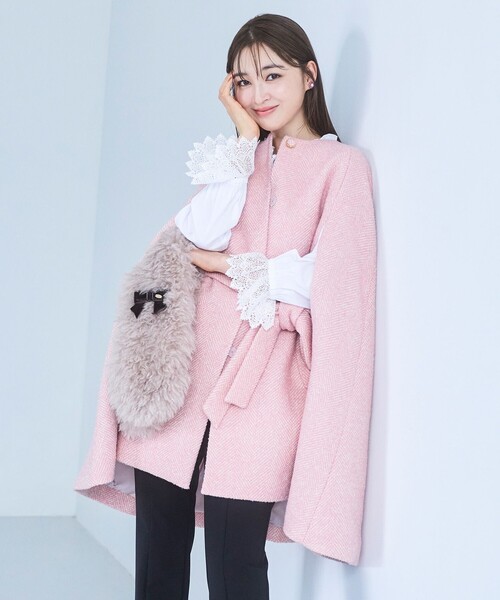 TOCCA（トッカ）の「VELVET RIBBON FURTIPPET ティペット（マフラー・レディース・ベージュ系/ブルー系・F）」の17枚目の写真