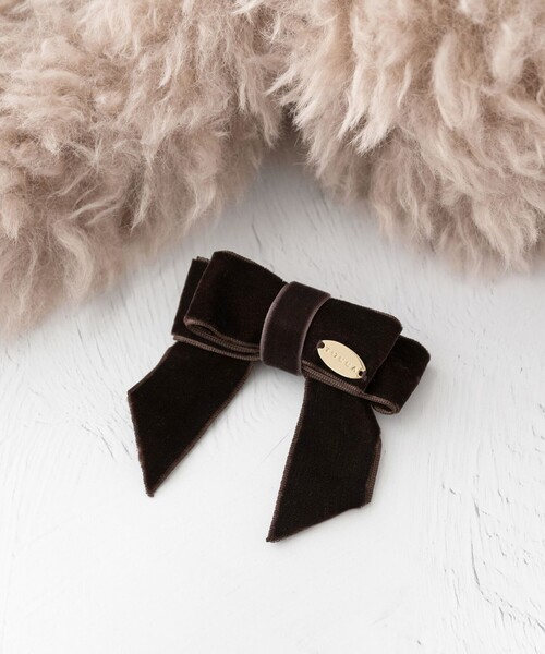 TOCCA（トッカ）の「VELVET RIBBON FURTIPPET ティペット（マフラー・レディース・ベージュ系/ブルー系・F）」の11枚目の写真
