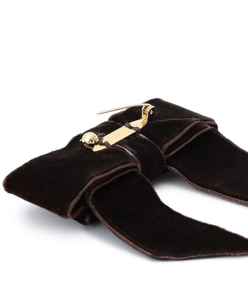 TOCCA（トッカ）の「VELVET RIBBON FURTIPPET ティペット（マフラー・レディース・ベージュ系/ブルー系・F）」の3枚目の写真