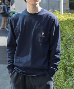 ビスチェオーバーダイロンTEE/Bistier Over Dye Long Sleeve Tee