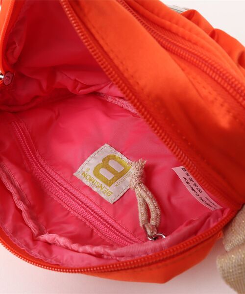 BENSIMON（ベンシモン）の「【BENSIMON】ショルダーバッグ ユニセックス ポーチ ミニ　フランスブランド（ショルダーバッグ・レディース・オレンジ/ターコイズブルー・FREE）」の3枚目の写真