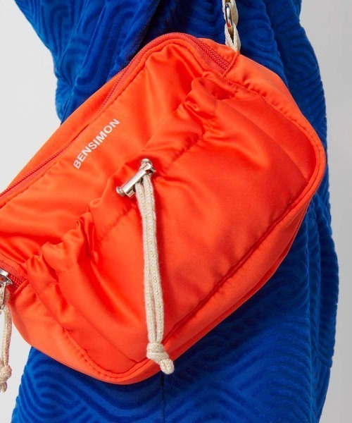 BENSIMON（ベンシモン）の「【BENSIMON】ショルダーバッグ ユニセックス ポーチ ミニ　フランスブランド（ショルダーバッグ・レディース・オレンジ/ターコイズブルー・FREE）」の7枚目の写真