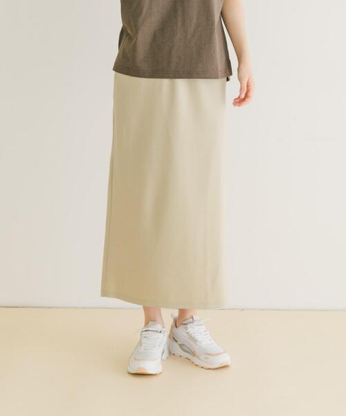 ITEMS URBANRESEARCH（アイテムズ アーバンリサーチ）の「ポンチストレートスカート（スカート・レディース・ミント/ホワイト系その他/チャコールグレー・FREE）」の10枚目の写真