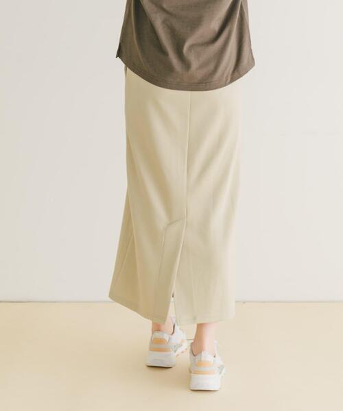 ITEMS URBANRESEARCH（アイテムズ アーバンリサーチ）の「ポンチストレートスカート（スカート・レディース・ミント/ホワイト系その他/チャコールグレー・FREE）」の11枚目の写真