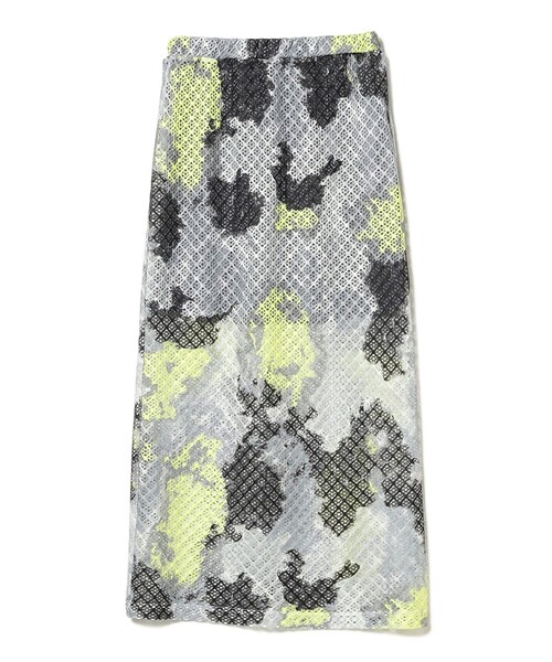 Ray BEAMS(レイビームス)の「プリント メッシュ タイト スカート(スカート・レディース・シルバー/ライトブルー・ONE SIZE)」の7枚目の写真