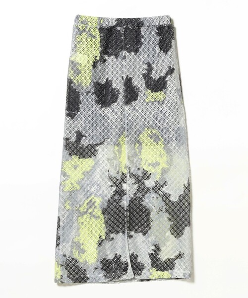Ray BEAMS(レイビームス)の「プリント メッシュ タイト スカート(スカート・レディース・シルバー/ライトブルー・ONE SIZE)」の8枚目の写真