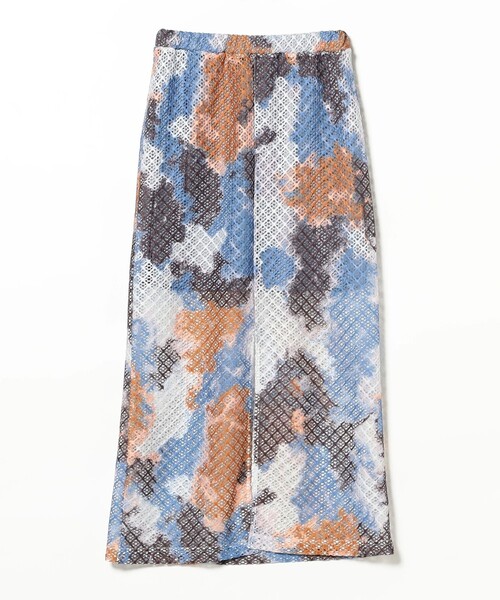 Ray BEAMS(レイビームス)の「プリント メッシュ タイト スカート(スカート・レディース・シルバー/ライトブルー・ONE SIZE)」の14枚目の写真