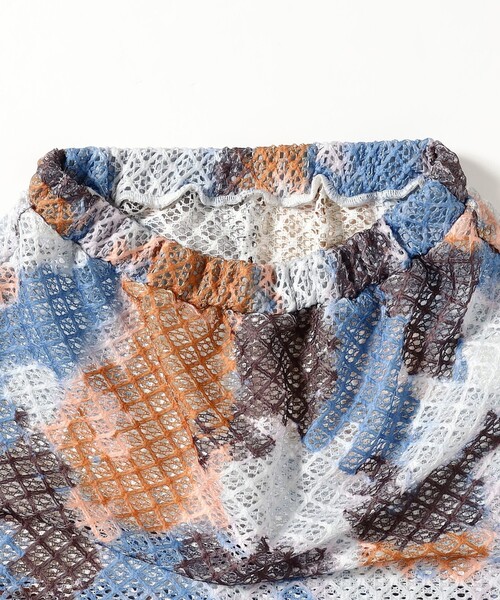 Ray BEAMS(レイビームス)の「プリント メッシュ タイト スカート(スカート・レディース・シルバー/ライトブルー・ONE SIZE)」の15枚目の写真