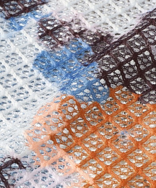 Ray BEAMS(レイビームス)の「プリント メッシュ タイト スカート(スカート・レディース・シルバー/ライトブルー・ONE SIZE)」の16枚目の写真