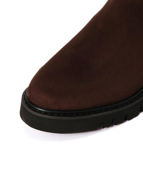 NATURAL BEAUTY BASIC(ナチュラルビューティーベーシック)の「◇【Oggi掲載】サイドゴアチェルシーブーツ(ブーツ・レディース・ダークブラウン/ブラック・SMALL/MEDIUM/LARGE)」の10枚目の写真