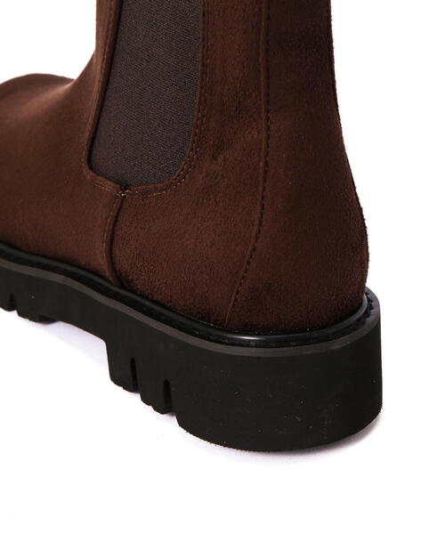 NATURAL BEAUTY BASIC(ナチュラルビューティーベーシック)の「◇【Oggi掲載】サイドゴアチェルシーブーツ(ブーツ・レディース・ダークブラウン/ブラック・SMALL/MEDIUM/LARGE)」の12枚目の写真