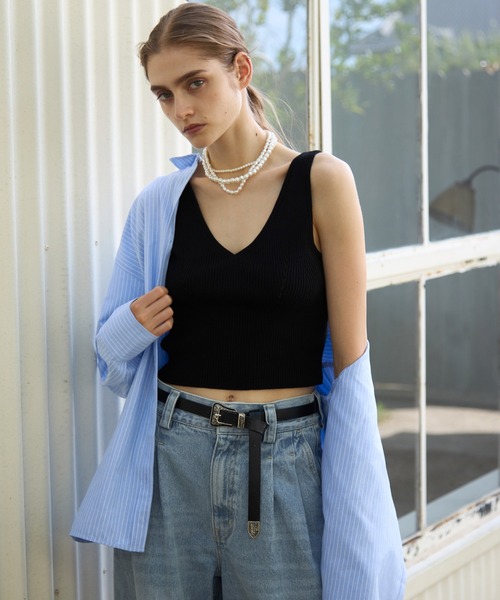 COLONY 2139（コロニートゥーワンスリーナイン）の「ウエスタンバックルスリムベルト（ベルト・メンズ・ブラック・FREE）」の18枚目の写真