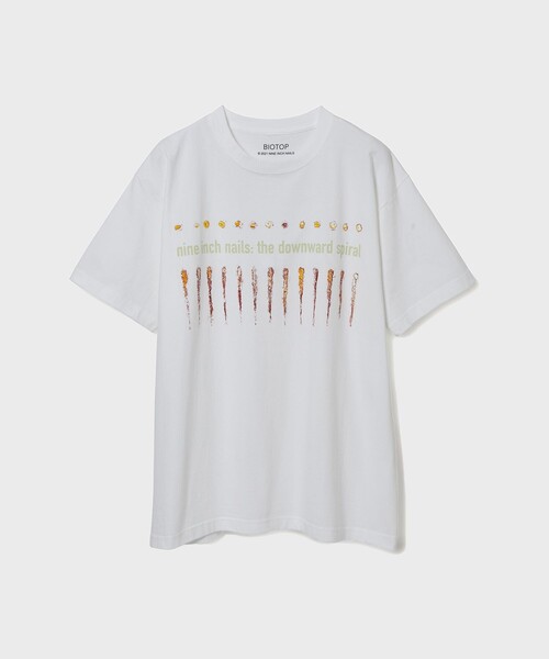 Nine Inch Nails BIOTOP Tシャツ サイズL Nine Inch Nails × BIOTOP】 THE DOWNWARD SPIRAL T-Shirts（T