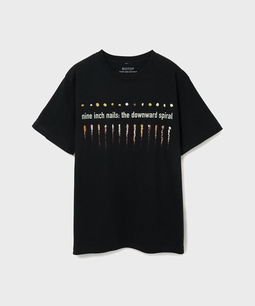 BIOTOP×NINE INCH NAILS ブラック 長袖Tシャツ ロンTM.