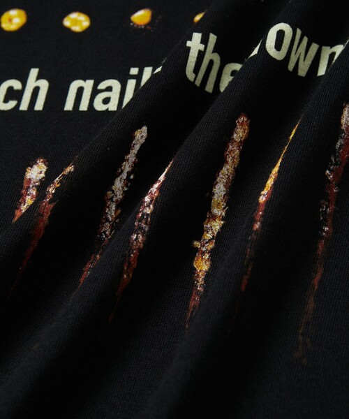 BIOTOP×NINE INCH NAILS ブラック 長袖Tシャツ ロンTM.