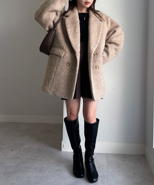 poláura シャギージャケットコート シャギージャケットコート – poláura OFFICIAL ONLINE STORE