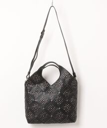 genten（ゲンテン）の「サステナブルカットワーク 2wayバッグ（ハンドバッグ）」