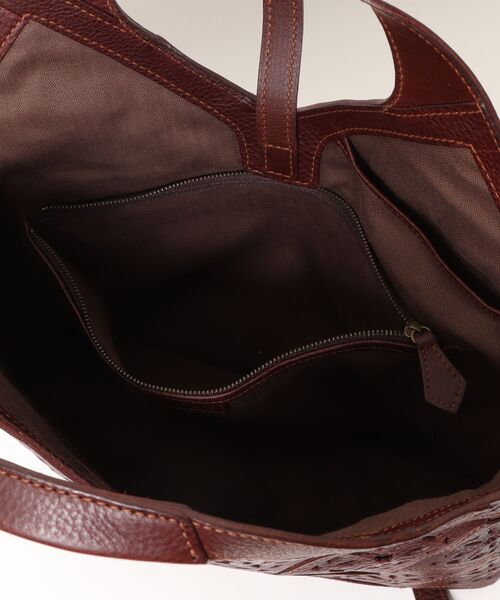 genten(ゲンテン)の「サステナブルカットワーク 2wayバッグ(ハンドバッグ・レディース・ダークブラウン/ブラウン/ブラック・FREE)」の8枚目の写真